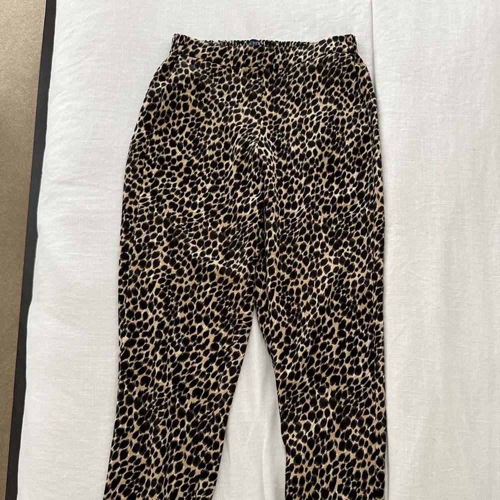 JCrew Jamie Pants in Leopard Print